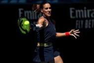 Nuria Parrizas-Diaz at the 2022 Australian Open.